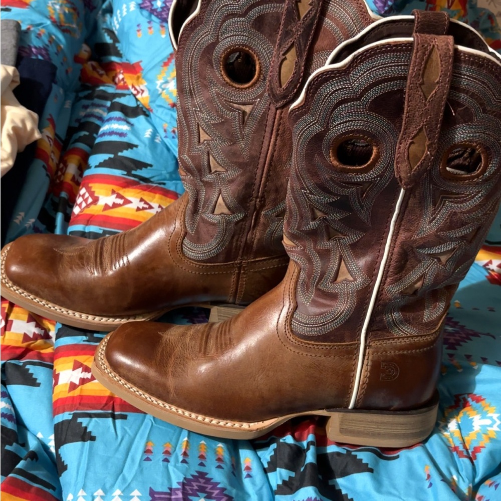 Durango Brown and Cream Western Boots